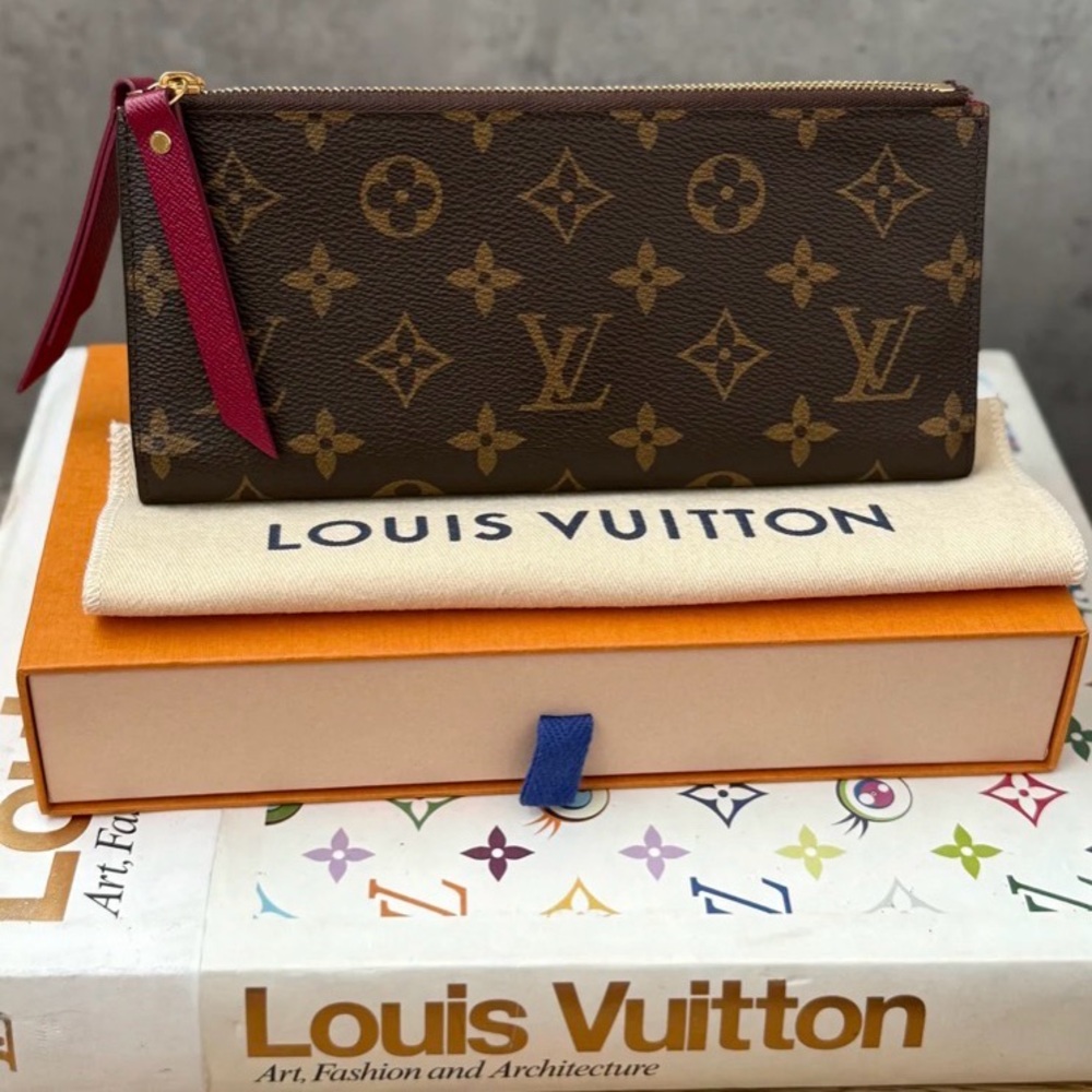 Louis Vuitton Adele Monogram Wallet – Fuchsia Interior | Tags + Dust Bag + Box - Picture 5 of 15